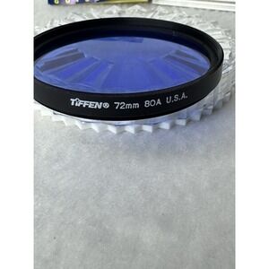 Tiffen 72mm 80A Color Conversion Camera Lens Filter 7280A With Vintage Manuals